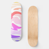 Skateboard Fun Coloré Liquid Swirl (Recto)