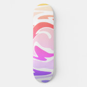 Skateboard Fun Coloré Liquid Swirl (Recto)