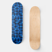 Skateboard Fun Creative Stylish Blue Star Motif (Recto)
