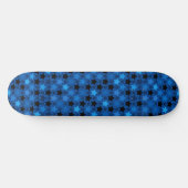 Skateboard Fun Creative Stylish Blue Star Motif (Horz)
