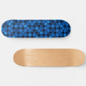 Skateboard Fun Creative Stylish Blue Star Motif (Horz)