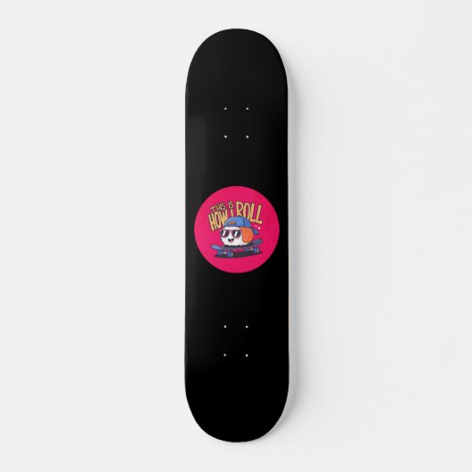 Skateboard Fun Kawaii Sushi sur skate (Devant)