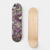 Skateboard Funky Black Grey Vert violet violet violet Wave Ar (Recto)