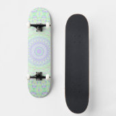 Skateboard Funky Boho Éclectique Pastel Trippy Hippie Mandala (Recto)