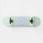 Skateboard Funky Boho Éclectique Pastel Trippy Hippie Mandala (Horz)