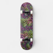 Skateboard Funky Groovy Abstrait Numérique Art Fractal (Recto)