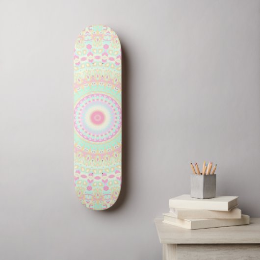 Skateboard Funky Hippie Mandala (Art mural)