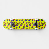 Skateboard Funky Neon Motif arc-en-ciel (Horz)