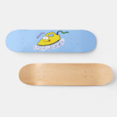 Skateboard Funny cartoon iron laundry illustration (Horz)