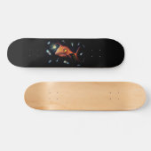 Skateboard Funny Dark Anglerfish Against Plastic Pollution (Horz)