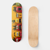 Skateboard Funny Fruit Emojis (Recto)