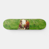 Skateboard Funny Ironic Cow 4André (Horz)