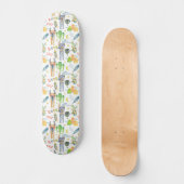 Skateboard Funny Llama Cactus Retro Vibe Love (Recto)