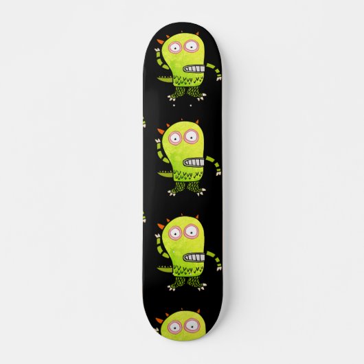 Skateboard FUNNY MONSTER ALIEN Skateboards (Devant)