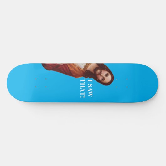 Skateboard Funny Religieux Jésus Mème chrétien (Horz)