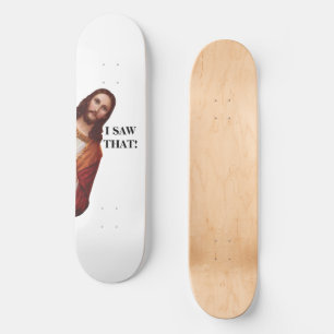 Skateboard Funny Religieux Jésus Mème chrétien