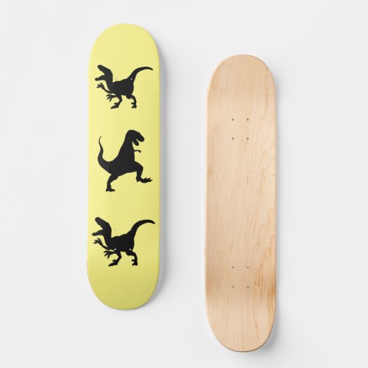 Skateboard FUNNY T-REX DINO Skateboards (Recto)