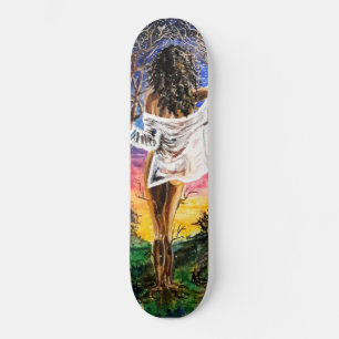 Skateboard Fusion - Peinture aquarelle