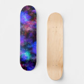 Skateboard Galaxie colorée Espace cosmique (Recto)