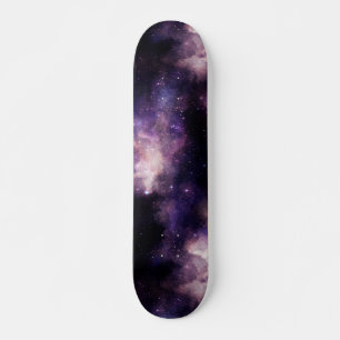 Skateboard Galaxie de l'espace céleste ciel nocturne violet