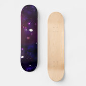 Skateboard Galaxie violette bleu nuit (Recto)