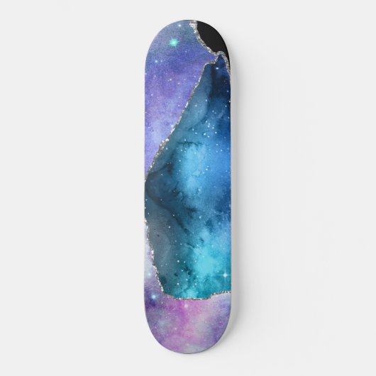 Skateboard Galaxy Agate Série Design 17 (Recto)