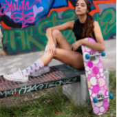 Skateboard Galaxy Colorée Polka Personnalisée Tableau de bord