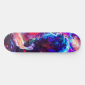 Skateboard Galaxy Lion Blue (Horz)