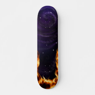 Skateboard Galaxy On Fire Planche à Roulettes Personnalisée