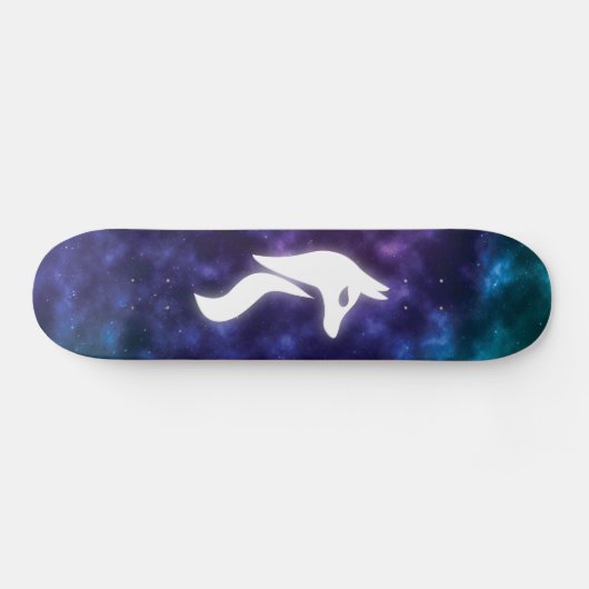 Skateboard Galaxy Space Fox (Horz)