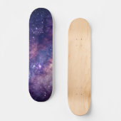 Skateboard Galaxy Stars Universe Sky Blue Space Cosmic (Recto)
