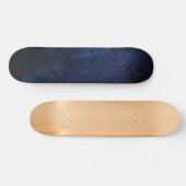 Skateboard Galaxy Stars Universe Sky Blue Space Skateb cosmiq (Horz)