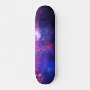 Skateboard Galaxy Stars Universe Sky Blue Space Skateb cosmiq