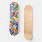 Skateboard Galets sur une plage (Recto)