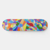 Skateboard Galets sur une plage (Horz)