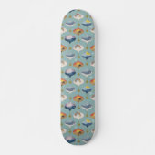 Skateboard Galileo Thermomètre bleu (Devant)