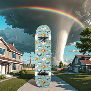 Skateboard Galileo Thermomètre bleu