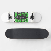 Skateboard Game Over, Level Up : Monde de jeu rétro pixelisé (Horz)