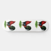 Skateboard Gamecock : Rouge foncé (Horz)