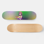 Skateboard Gâteau Anime Mardi Gras King (Horz)