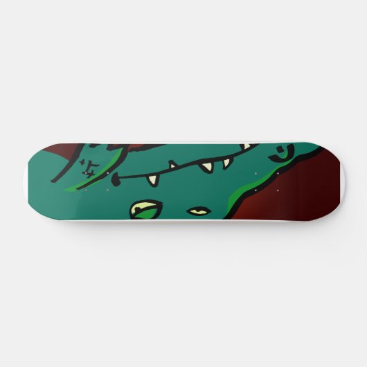 Skateboard gator (ancienne école) (Horz)