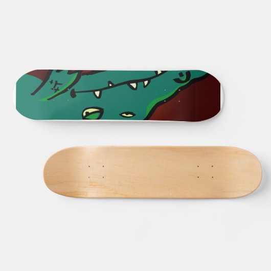 Skateboard gator (ancienne école) (Horz)
