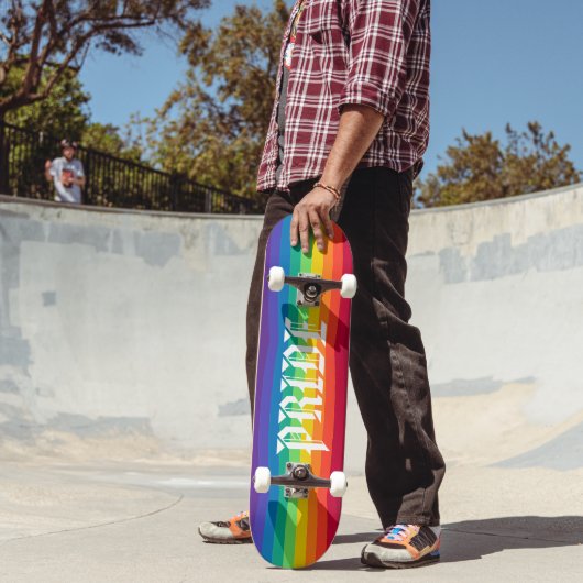 Skateboard Gay pride (Extérieur 2)