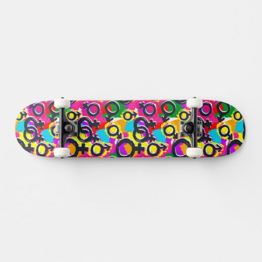 Skateboard Gay pride Genre Neon Motif (Horz)