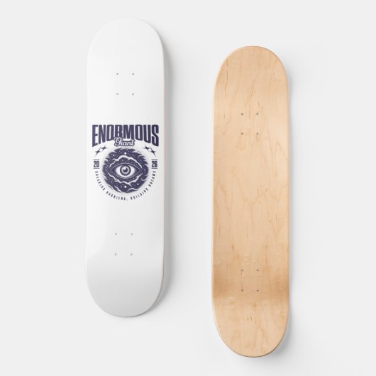 Skateboard Géant Enorme : Visionnaires Débridés (Recto)