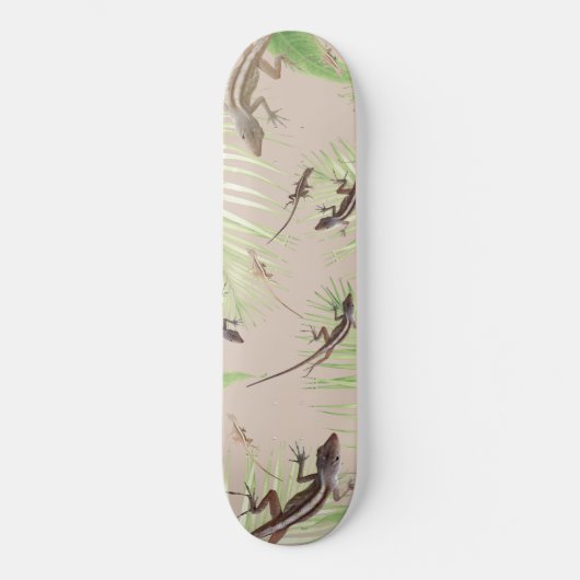 Skateboard Gecko Jungle Dream #1 #décoration #art (Recto)