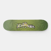 Skateboard Gecko léopard de dessin animé (Horz)