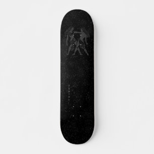 Skateboard Gemini translucide