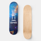 Skateboard Gemini Zodiac bleu (Recto)
