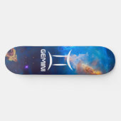 Skateboard Gemini Zodiac bleu (Horz)